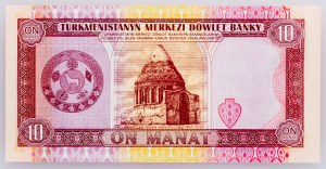 Turkménsko, 10 manat 1993