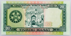 Turkménsko, 20 manat 1995