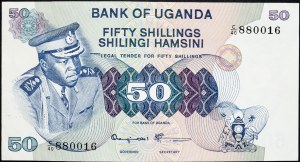 Uganda, 50 szylingów 1973