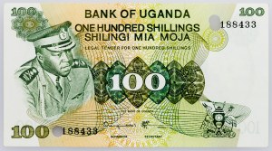 Uganda, 100 scellini 1973