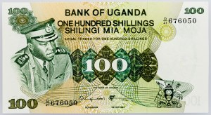 Uganda, 100 šilinků 1973