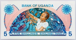 Uganda, 5 scellini 1979