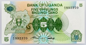 Uganda, 5 šilinků 1982