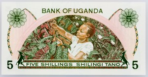 Uganda, 5 szylingów 1982