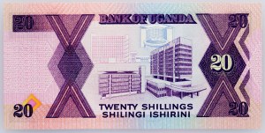 Uganda, 20 šilingov 1988