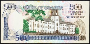 Uganda, 500 scellini 1991