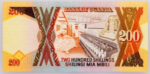Uganda, 200 šilinků 1996
