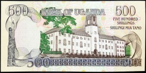 Uganda, 500 šilinků 1996