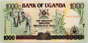 Uganda, 1000 šilingov 2003