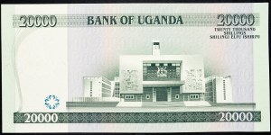 Uganda, 20000 scellini 2008