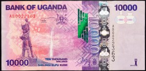 Uganda, 10000 scellini 2010