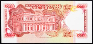 Uruguay, 500 Nuevos Pesos 1990