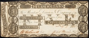États-Unis, 5 dollars 1808