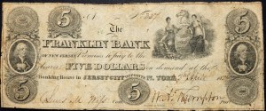 USA, 5 dolarów 1827