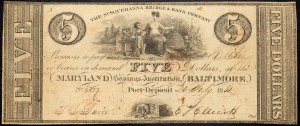 USA, 5 dollari 1831