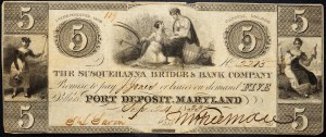 USA, 5 dollari 1833