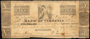 USA, 5 dolarů 1833