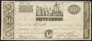 USA, 50 centů 1837