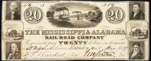 USA, 20 dollari 1837