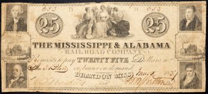 USA, 25 dolarů 1837