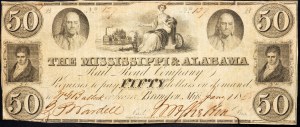 États-Unis, 50 dollars 1838