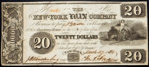 USA, 20 dolarów 1838