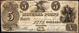 USA, 5 dolarów 1840
