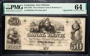 USA, 50 Dollars 1850s