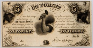 USA, 5 Forint 1852