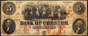 USA, 5 dolarů 1853