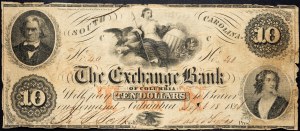 USA, 10 Dollars 1854