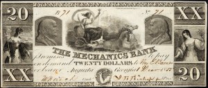 USA, 20 dolarů 1855