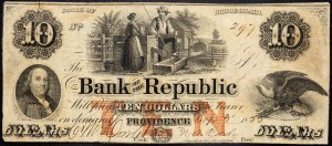USA, 10 dolarů 1855