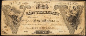 USA, 5 dolarů 1855