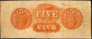 USA, 5 Dollars 1855