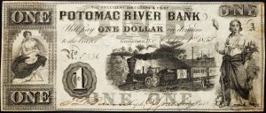 États-Unis, 1 dollar 1855