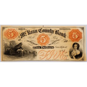 USA, 5 Dollars 1857