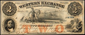 USA, 2 dolarů 1857