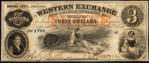 USA, 3 Dollars 1857