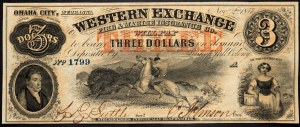 USA, 3 dolary 1857