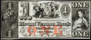 États-Unis, 1 dollar 1858