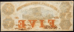 USA, 5 dolarů 1860