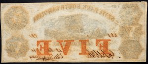 USA, 5 dolarów 1860