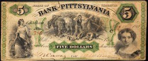 États-Unis, 5 dollars 1861