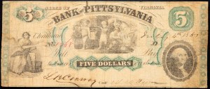 USA, 5 dolarů 1861