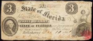 USA, 3 Dollars 1861