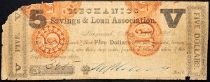 USA, 5 dolarů 1862