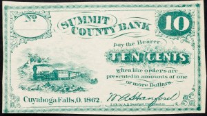 USA, 10 centów 1862
