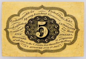 USA, 5 Cents 1862