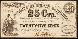 USA, 25 centů 1862